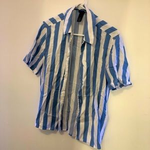 H&M Stripe Button Up